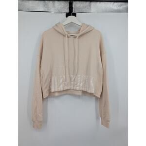 Gilly Hicks Hollister Cropped Hooded Sweatshirt Medium Outdoors Athleisure